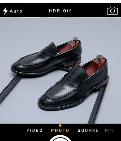 Zapatos de Cuero Minimalistas Estilo Británico para Hombre - Casuales y Formales - Image 17