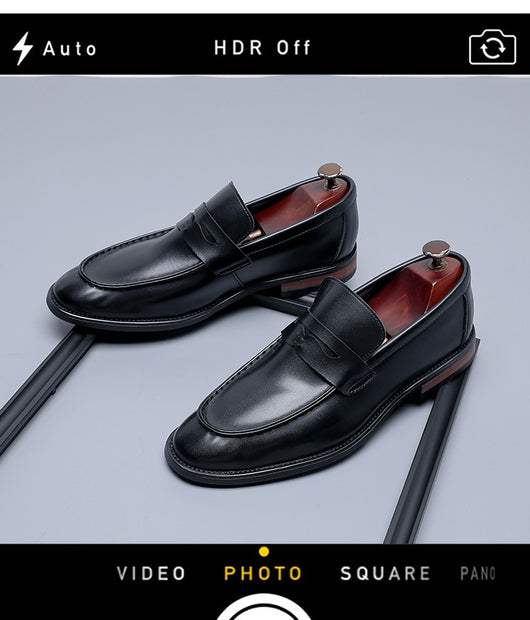 Zapatos de Cuero Minimalistas Estilo Británico para Hombre - Casuales y Formales - Image 17