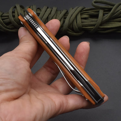 Cuchillo Plegable para Frutas con Mango de Espina de Acero - Image 16
