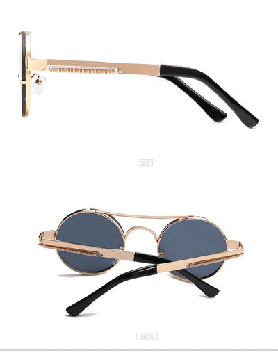 Gafas de Sol Retro Punk con Lentes de Película Color - Image 5