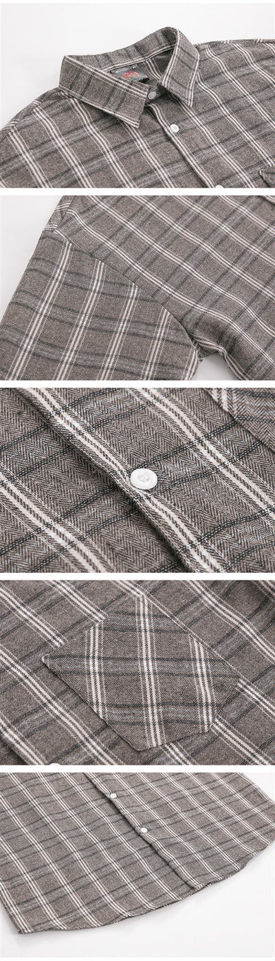 Camisa de Manga Larga Estilo Coreano para Hombre - Diseño Trendy Otoño - Image 13
