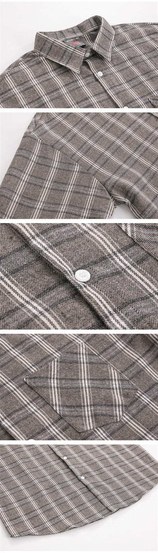 Camisa de Manga Larga Estilo Coreano para Hombre - Diseño Trendy Otoño - Image 13