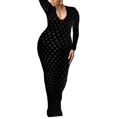 Vestido Largo para Mujer Primavera con Encaje - Image 10