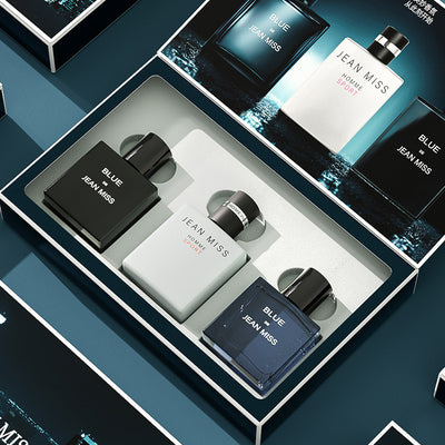 Set de Perfume Floral para Hombre - Kit de 3 Piezas