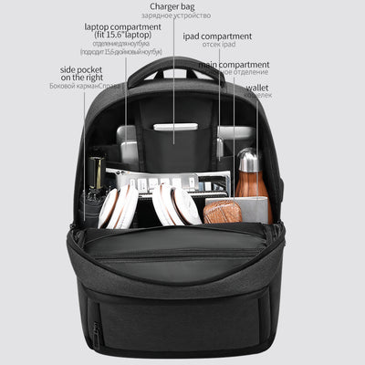 Mochila de Negocios Oxford para Viajes y Uso Diario - Image 12