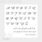 Personalized 316L Stainless Steel English Letter Name Foot Chain AM