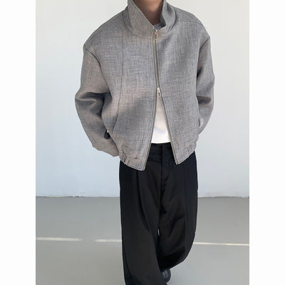 Chaqueta Minimalista para Pareja - Diseño Urbano Otoño - Image 3