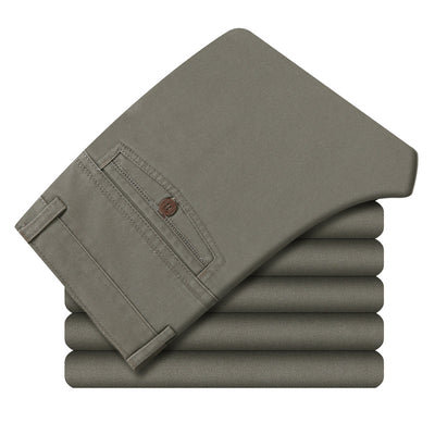 Pantalones Cargo de Algodón Casual para Hombre de Corte Recto - Image 8