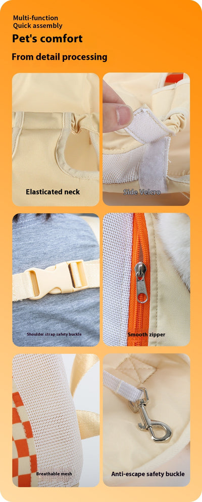 Mochila Transportadora Portátil para Gatos - Pet Chest Go Out - Image 13