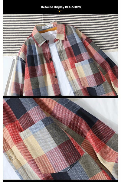 Camisa de Cuadros Térmica para Hombre con Forro de Polar - Image 40