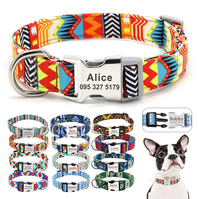 Collar Ajustable para Perros y Gatos con Placa de Identificación Personalizada - Image 29