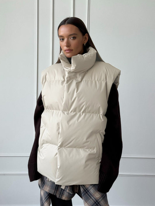 Chaleco de Algodón Premium Otoño Invierno Estilo Europeo - Image 25