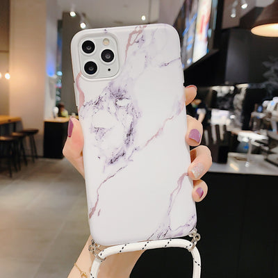 Funda para iPhone con Patrón Mármol y Cordón Ajustable - Image 8
