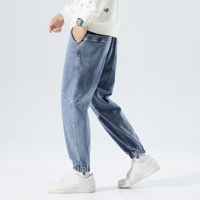 Jeans Casuales Azules Lavados de Talle Medio con Micro-Elasticidad - Image 16