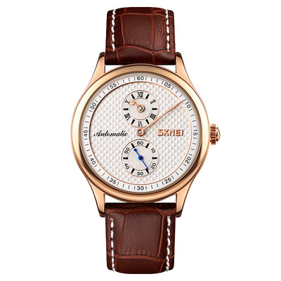 Reloj Empresarial Esqueleto Blanco con Segundero Independiente - Image 12