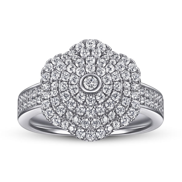 Anillo de Plata 925 con Circones Incrustados - Diseño Exagerado - Image 2