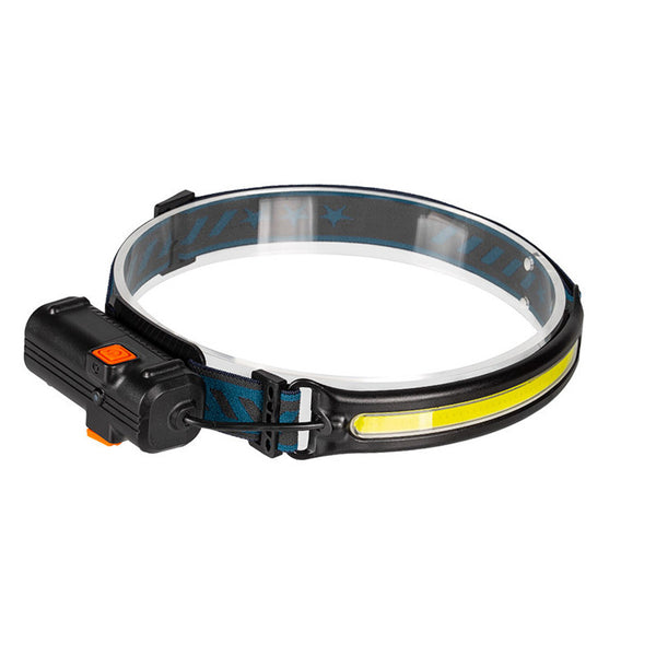 Linterna Frontal LED Recargable con Sensor Automático para Pesca