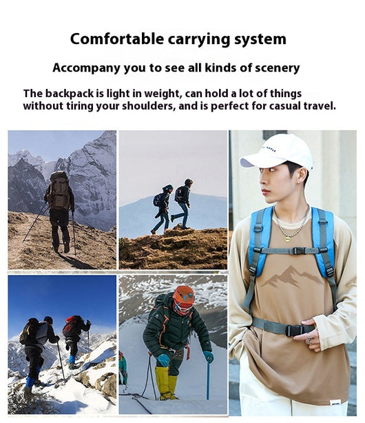 Mochila de Montaña 60L de Gran Capacidad para Senderismo Hombre y Mujer - Image 23