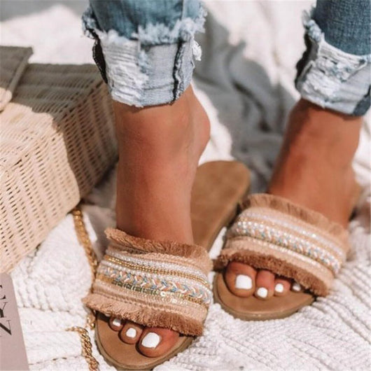 Sandalias Planas Cómodas Talla Grande para Mujer - Image 4