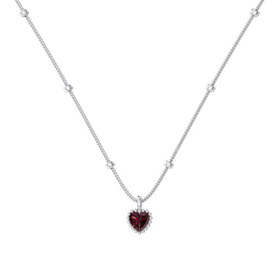 Collar de Plata Esterlina S925 para Mujer con Diseño de Corazones - Image 6