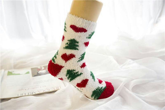 Calcetines Navideños de Felpa para Adultos Mayores - Image 10