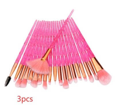 Set de Brochas de Maquillaje Diamond Multicolor Premium - Image 28