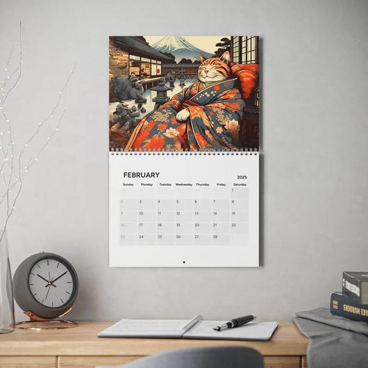 Calendario de Pared 2025 Gatos de Edo - Diseño Artístico para Amantes de Felinos - Image 7