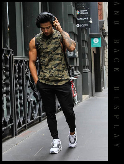 Chaleco Deportivo Hombre Verano Suelta Comodidad Fitness - Image 17