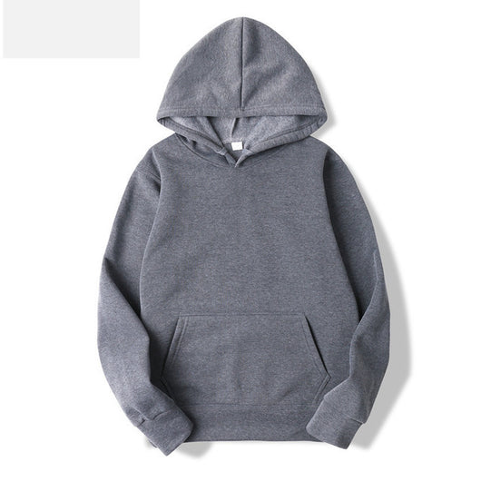 Sudadera con Capucha de Manga Larga - Suéter Casual de Color Sólido - Image 6