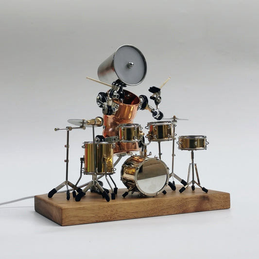 Decoración Robótica Estilo Industrial Punk para Escritorio