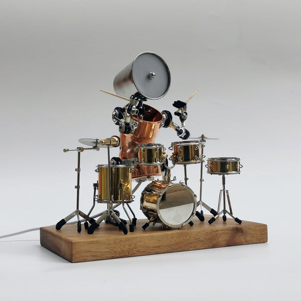 Decoración Robótica Estilo Industrial Punk para Escritorio