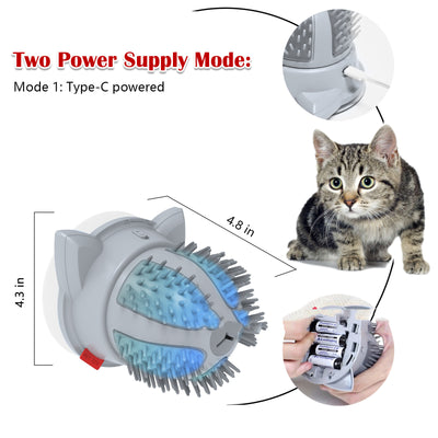 Cepillo Masajeador LED para Gatos con Juguete Interactivo - Image 5