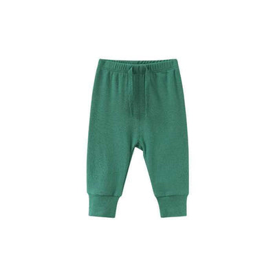 Pantalones Casuales de Banda Elástica para Bebé 0-12 Meses - Colores Sólidos - Image 15