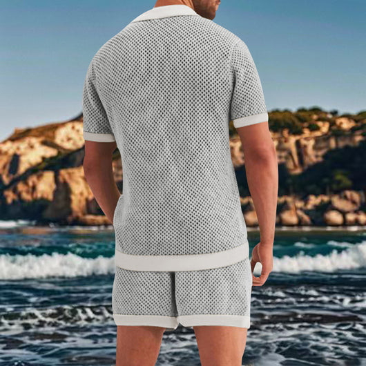 Traje Casual Transpirable de Malla Fresca - Image 38