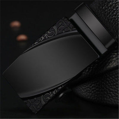 Cinturón Automático Negro Clásico para Hombre - Hebilla de Ajuste Rápido - Image 22