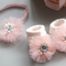 Set of Pink Chiffon Socks 0 To 3 Months