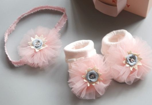 Set de Diademas y Calcetines para Bebé - Image 7