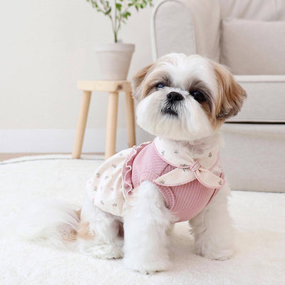 Chaleco Floral con Falda Burbuja y Bufanda Cálida - Conjunto Adorable para Niña - Image 13