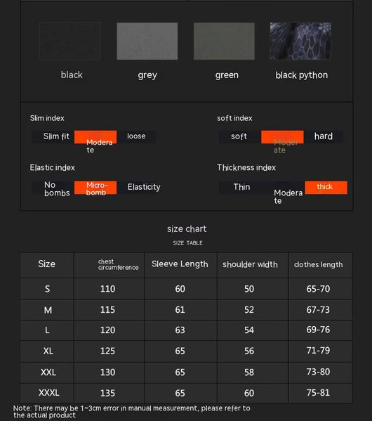 Traje Térmico Táctico Shark Skin Camuflaje Militar - Chaqueta Soft Shell Gruesa Talla Grande - Image 15