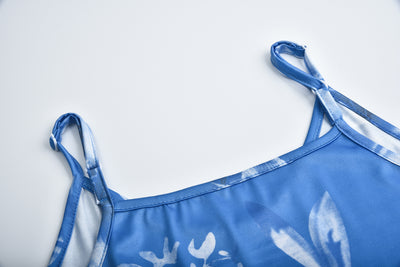 Falda Larga de Flores con Tirantes Ajustables para Mujer - Image 13