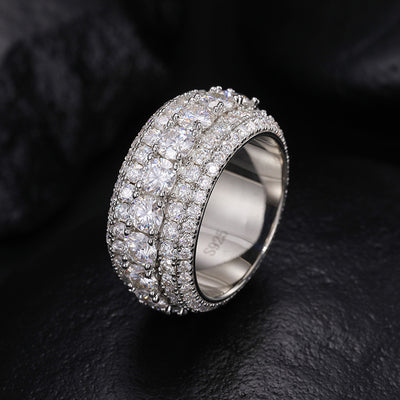 Anillo de Plata Esterlina 925 con Mosonita - Image 17