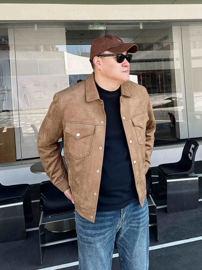 Chaqueta de Algodón Delgada Talla Grande para Hombre - Image 11