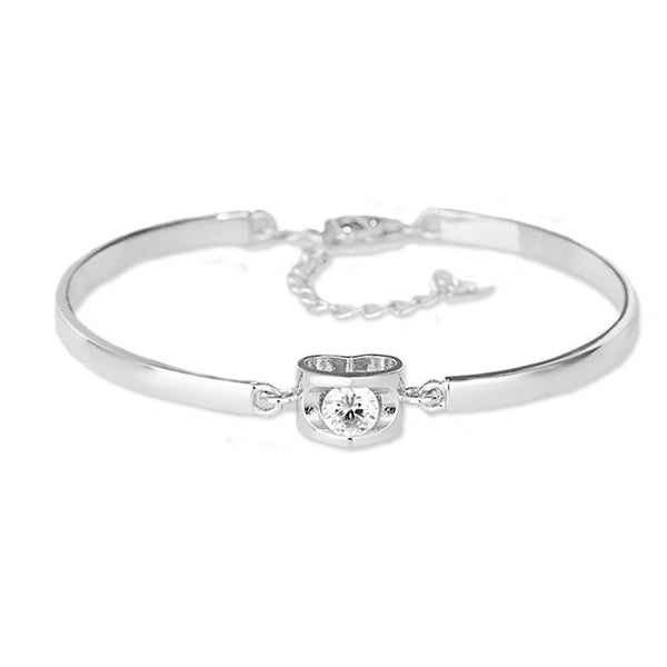 Pulsera de Plata Esterlina 925 con Corazón Delicado