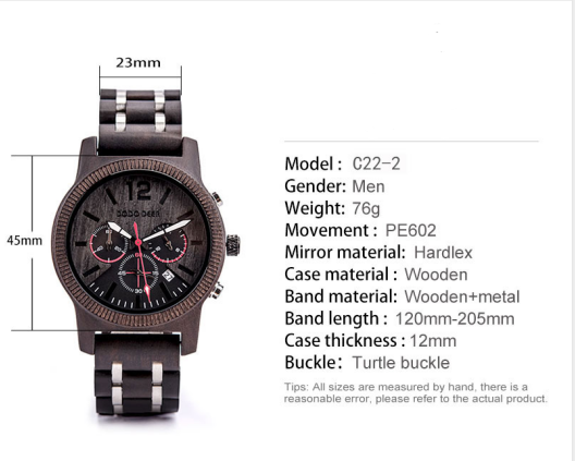 Reloj Casual de Madera para Hombre - Image 32
