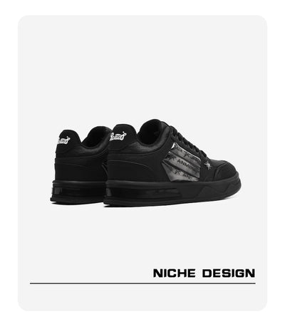 Tenis Plataforma Couple's Negro Estampado Estrella - Moda Urbana Coordinada - Image 12