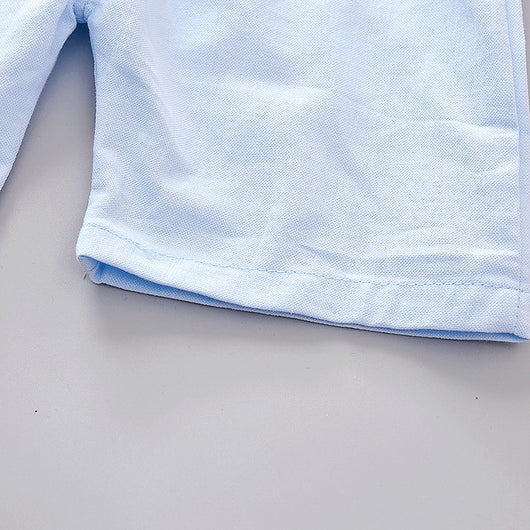 Conjunto Infantil Dos Piezas con Babero - Playera Cuello Redondo Manga Corta - Image 14