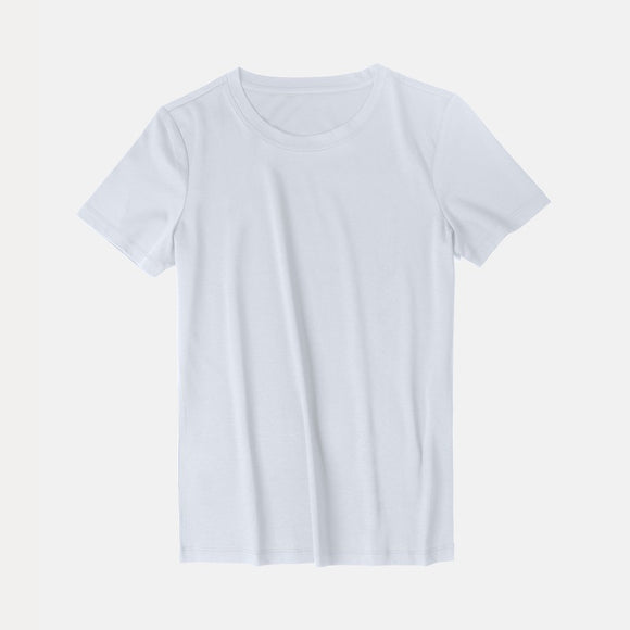 Camiseta Básica de Algodón Puro para Mujer - Versátil y Cómoda