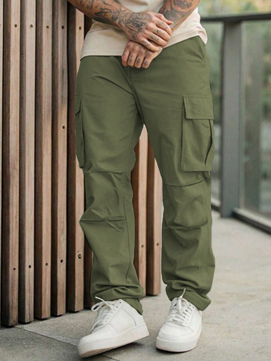Pantalones de Trabajo Casuales para Hombre con Múltiples Bolsillos - Image 18