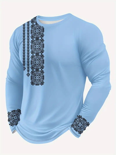 Camiseta Manga Larga Hombre Estilo Trendy Primavera Otoño - Image 15