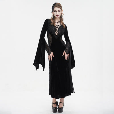 Vestido Halter Halloween para Mujer con Abertura Lateral